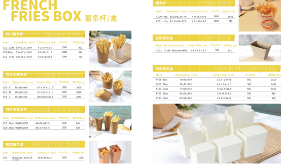 French fries box654