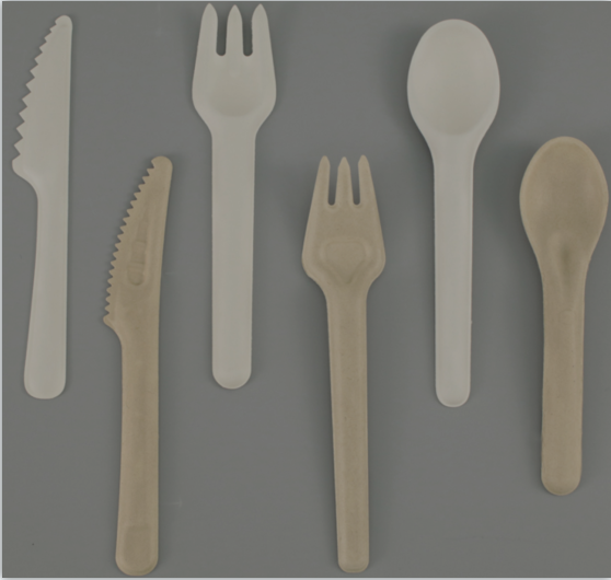 Sugarcane knife fork spoon