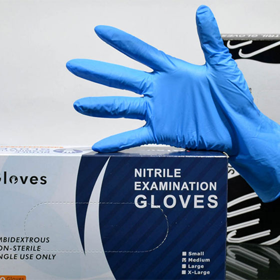 Made in China Powder Free Nitrile Disposable Gloves