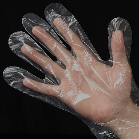 Disposable PE Gloves Plastic Food Grade Gloves disposable gloves factory